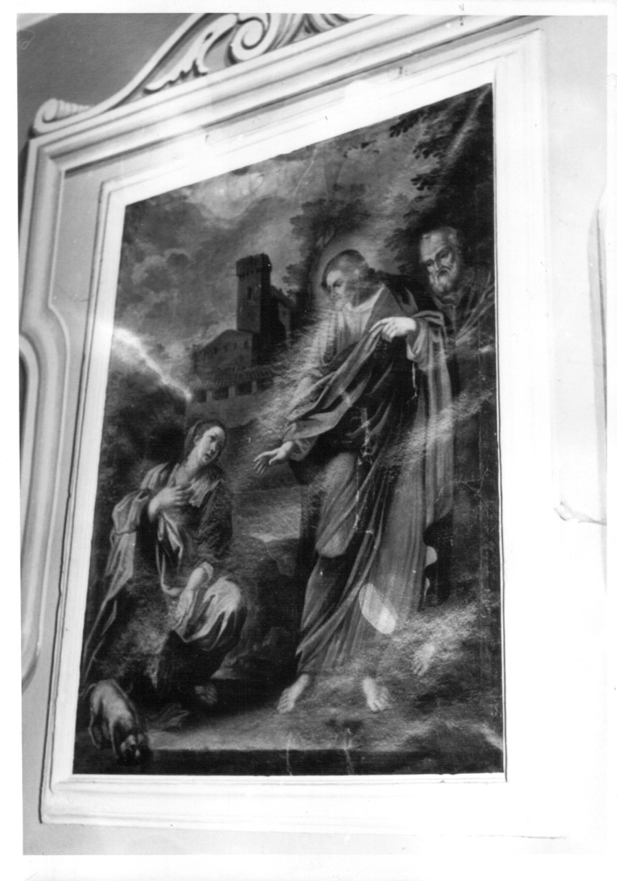 Cristo guarisce la figlia della cananea (dipinto, pendant) - ambito Italia centrale (seconda metà sec. XVIII)