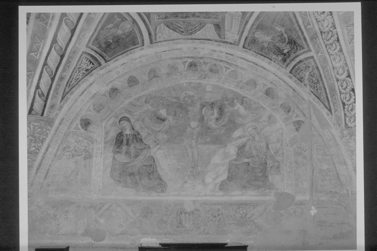 crocifissione di Cristo (dipinto, ciclo) di Maestro di Narni del 1409 (maniera) (fine/inizio secc. XIV/ XV)