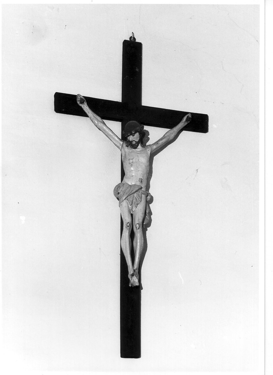 Cristo crocifisso (crocifisso, opera isolata) - bottega Italia centrale (inizio sec. XX)