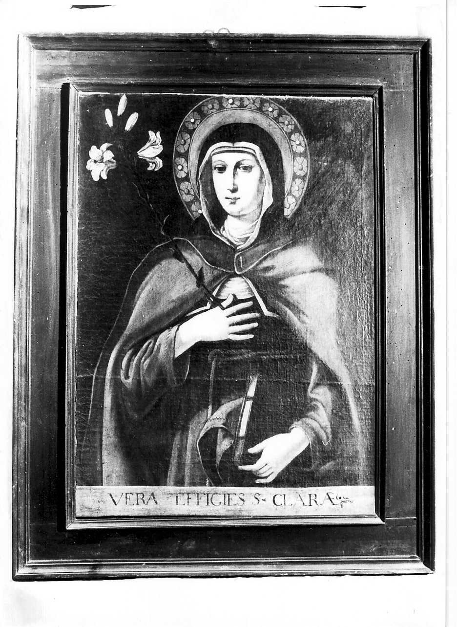 Santa Chiara (dipinto, opera isolata) - ambito Italia centrale (sec. XVII)