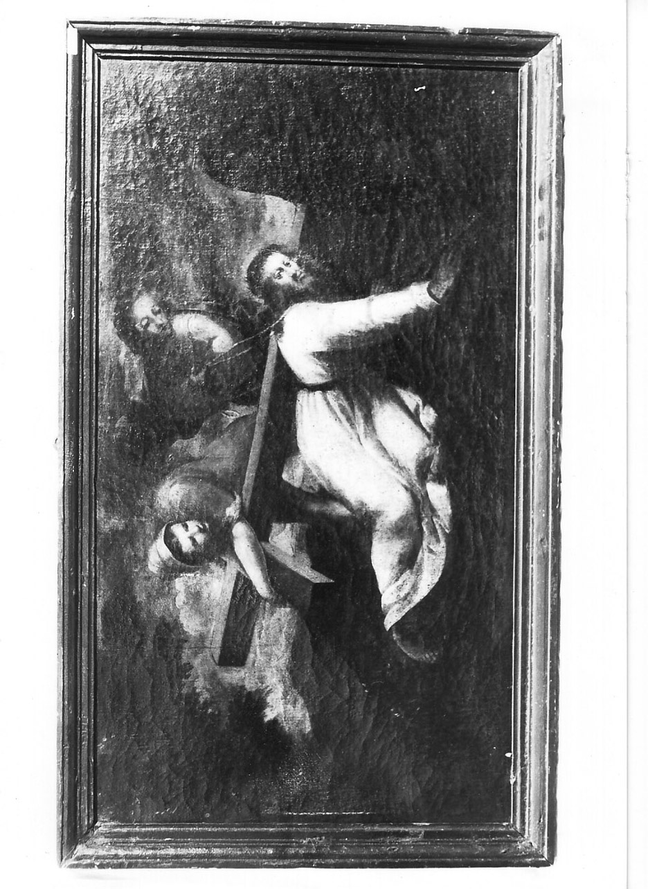 Cristo cade sotto la croce (dipinto, opera isolata) - ambito Italia centrale (sec. XVII)