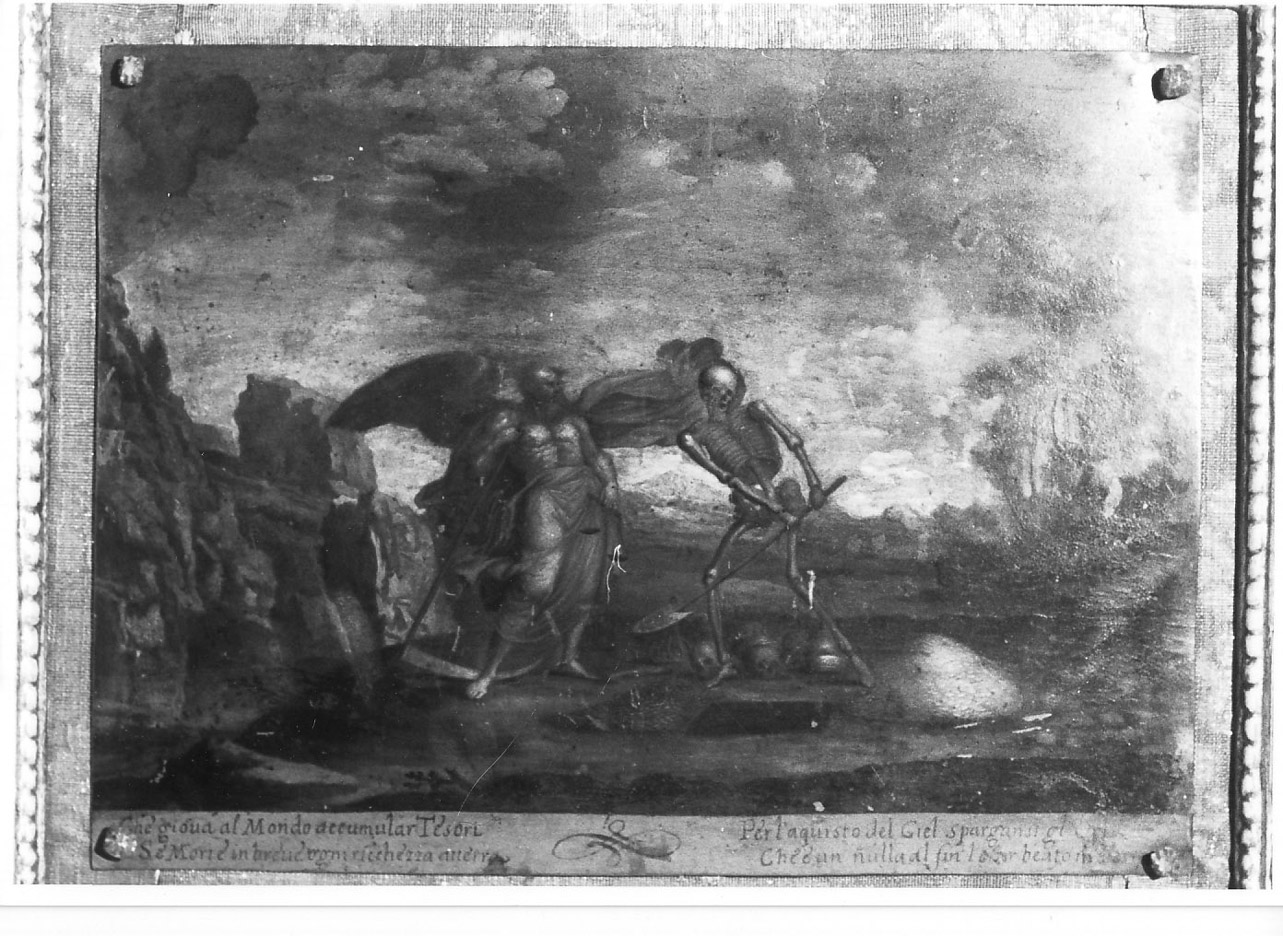 allegoria della Morte (dipinto, opera isolata) - ambito Italia centrale (seconda metà sec. XVIII)