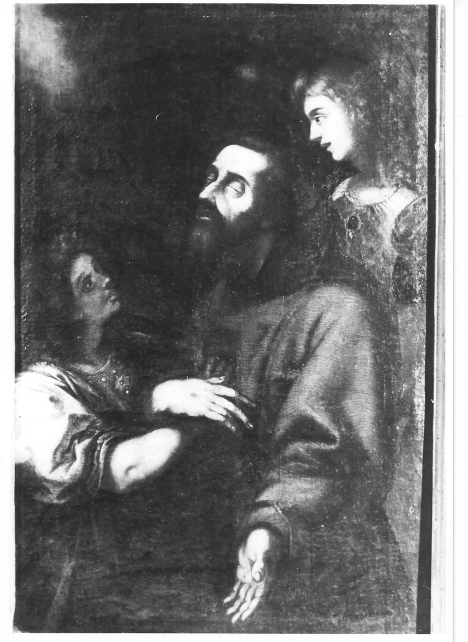 estasi di San Francesco d'Assisi (dipinto, opera isolata) - ambito Italia centrale (sec. XVII)