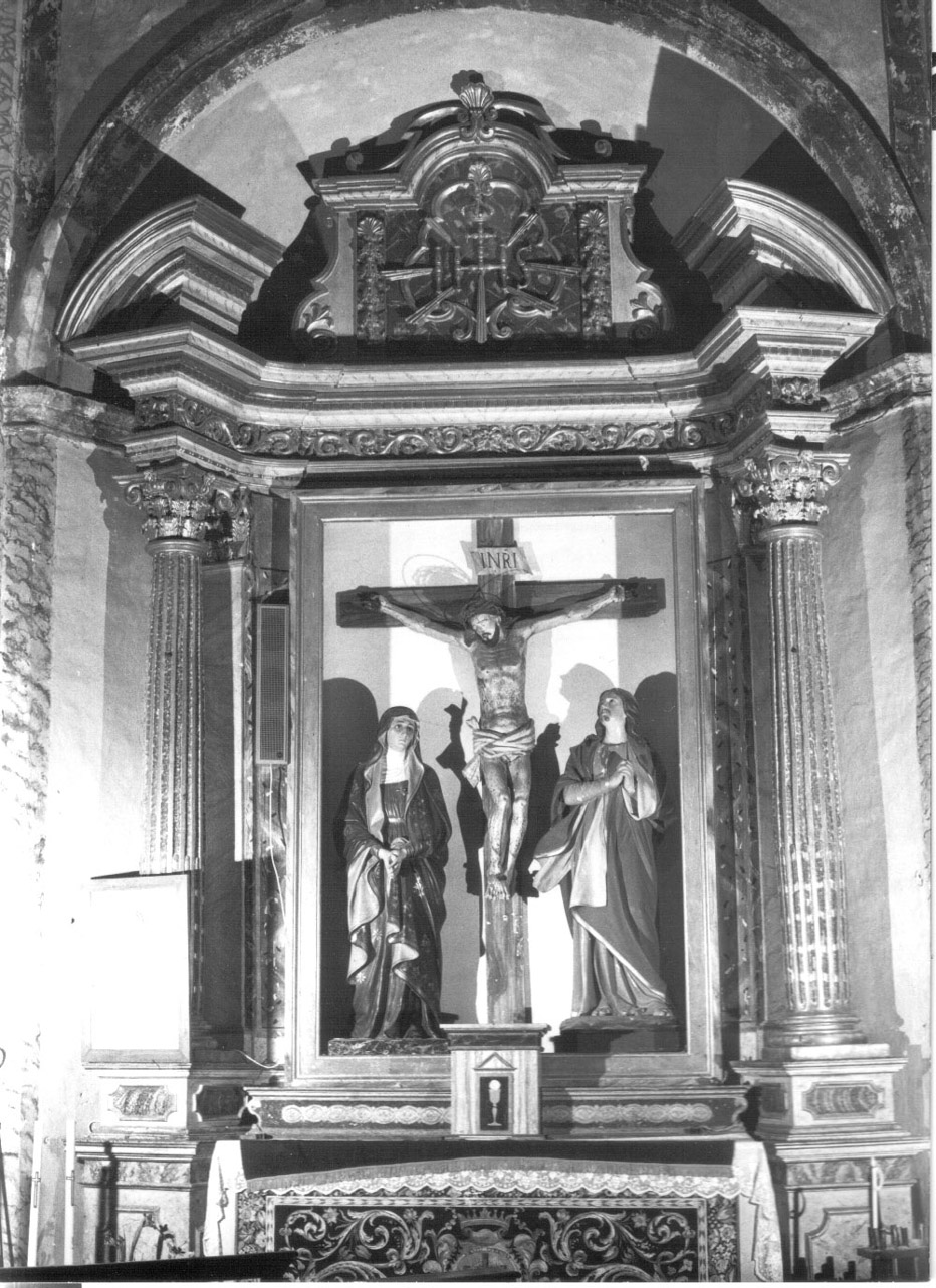 mostra d'altare, elemento d'insieme - bottega Italia centrale (seconda metà sec. XVII)