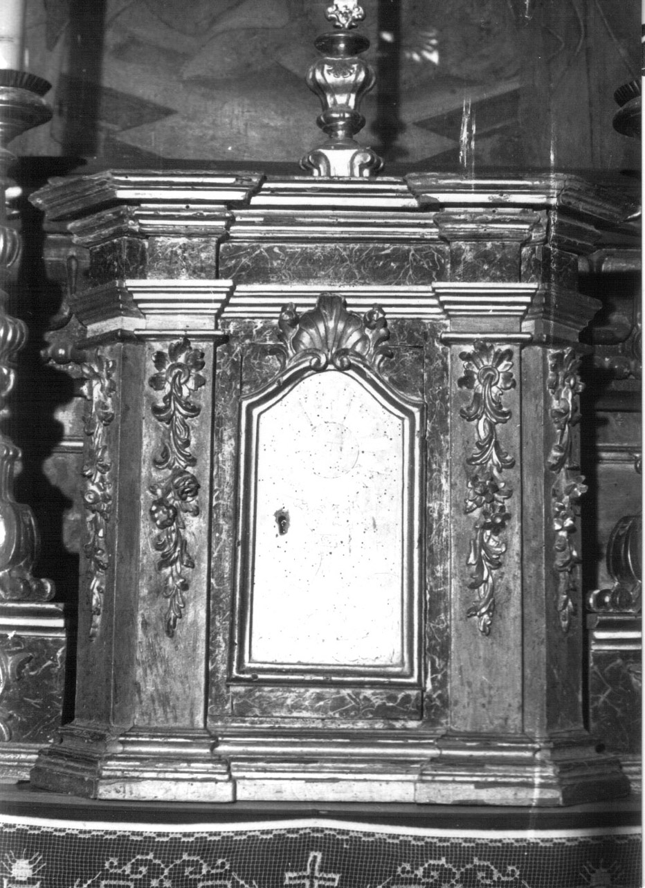 tabernacolo, elemento d'insieme - bottega Italia centrale (seconda metà sec. XVII)