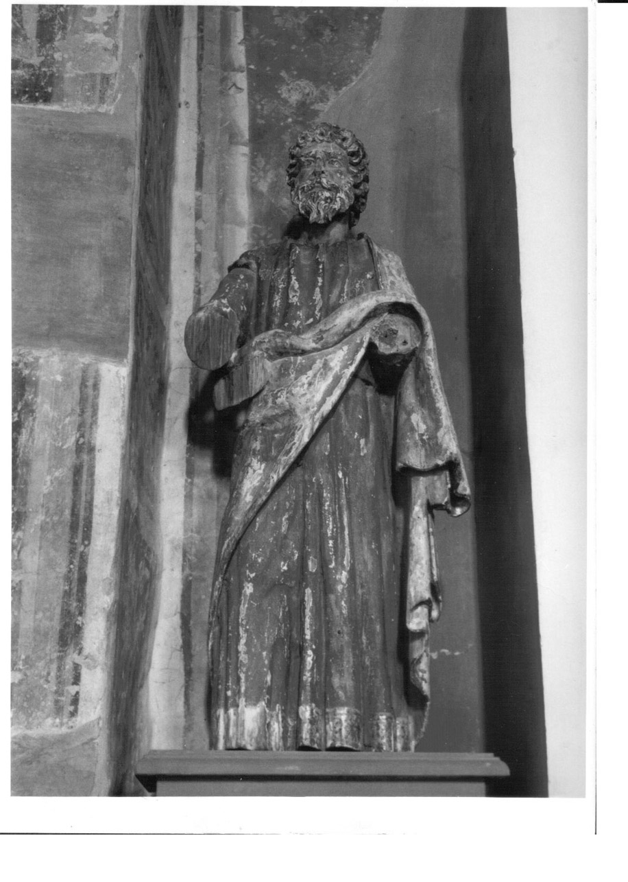 Santo (statua, opera isolata) - bottega Italia centrale (sec. XV)