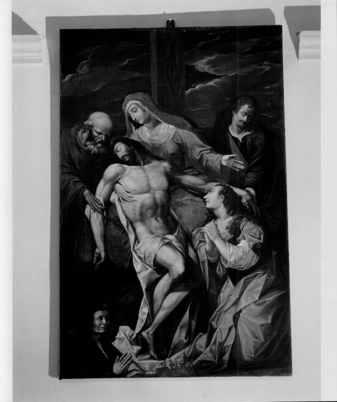 deposizione di Cristo dalla croce (dipinto, opera isolata) di Polinori Andrea (attribuito) (secondo quarto sec. XVII)