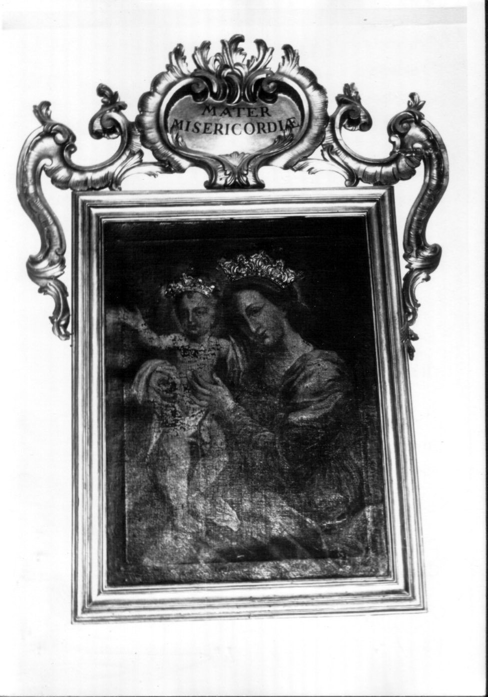 Mater Misericordiae, Madonna con Bambino (dipinto, opera isolata) - ambito Italia centrale (seconda metà sec. XVIII)