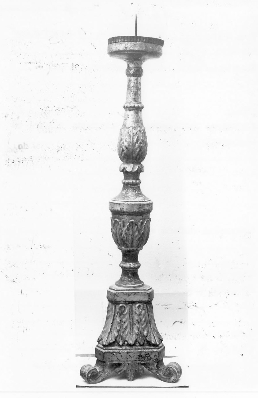 candeliere d'altare - bottega Italia centrale (sec. XIX)