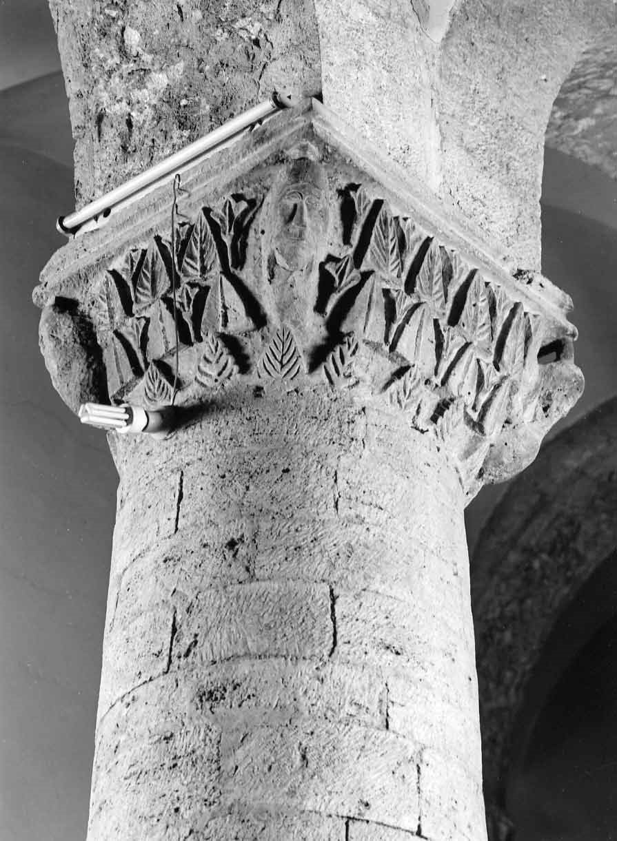 motivi decorativi (capitello, elemento d'insieme) - bottega umbra (fine sec. XII)
