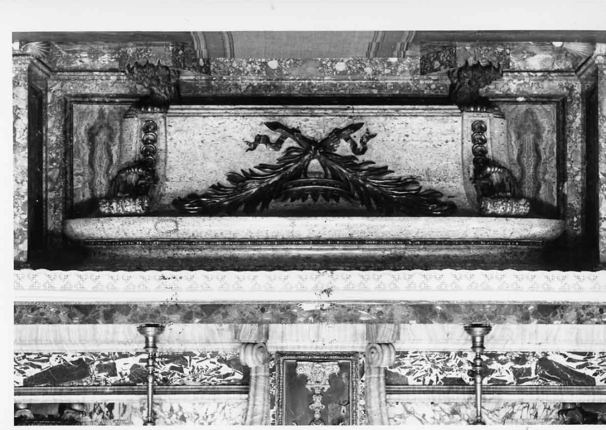 altare, elemento d'insieme di Minelli Antonio, Stefanucci Niccolò (attribuito) (terzo quarto sec. XVIII)