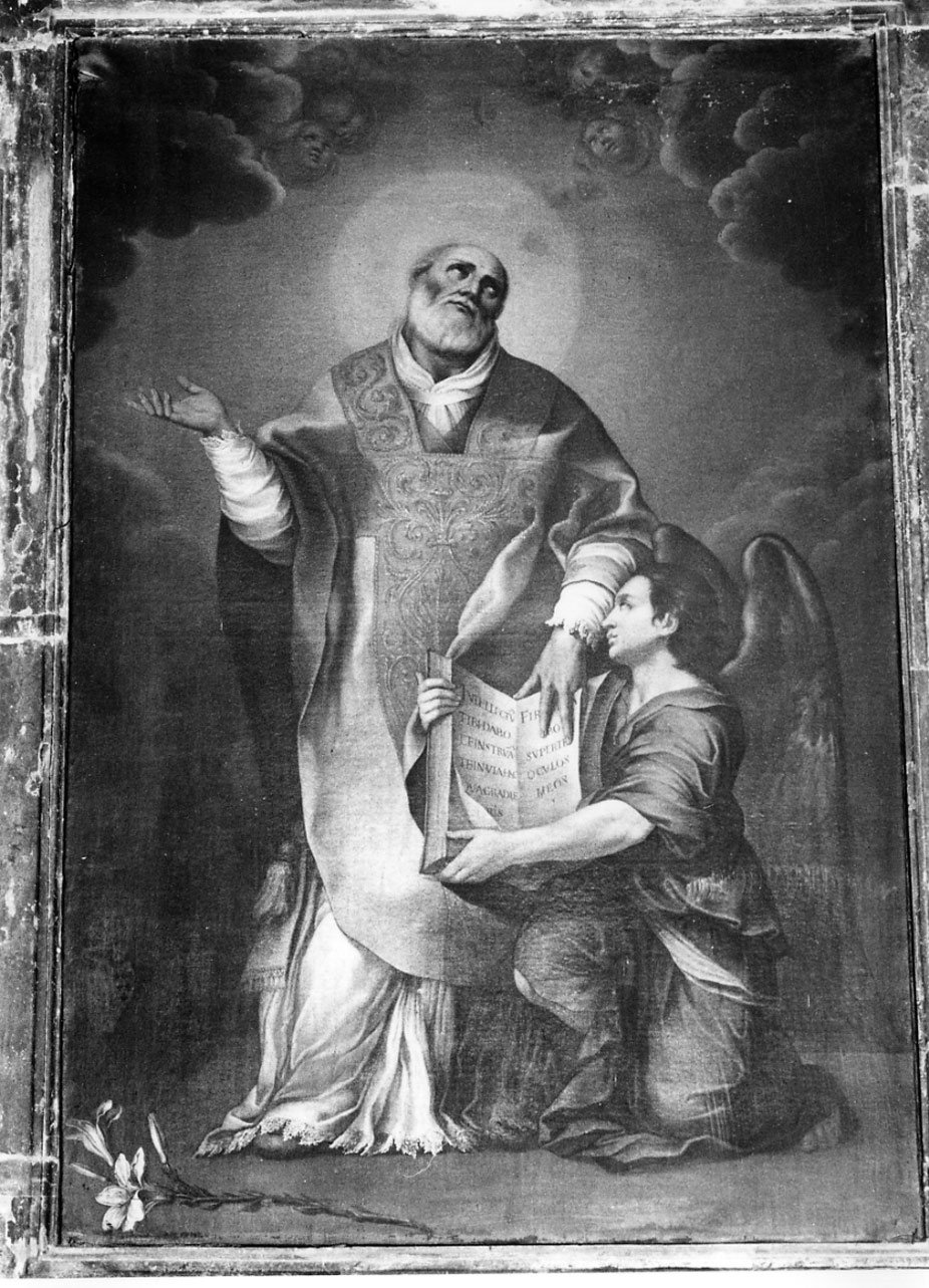 San Filippo Neri ispirato dallo Spirito Santo (dipinto, opera isolata) - ambito Italia centrale (sec. XVII)