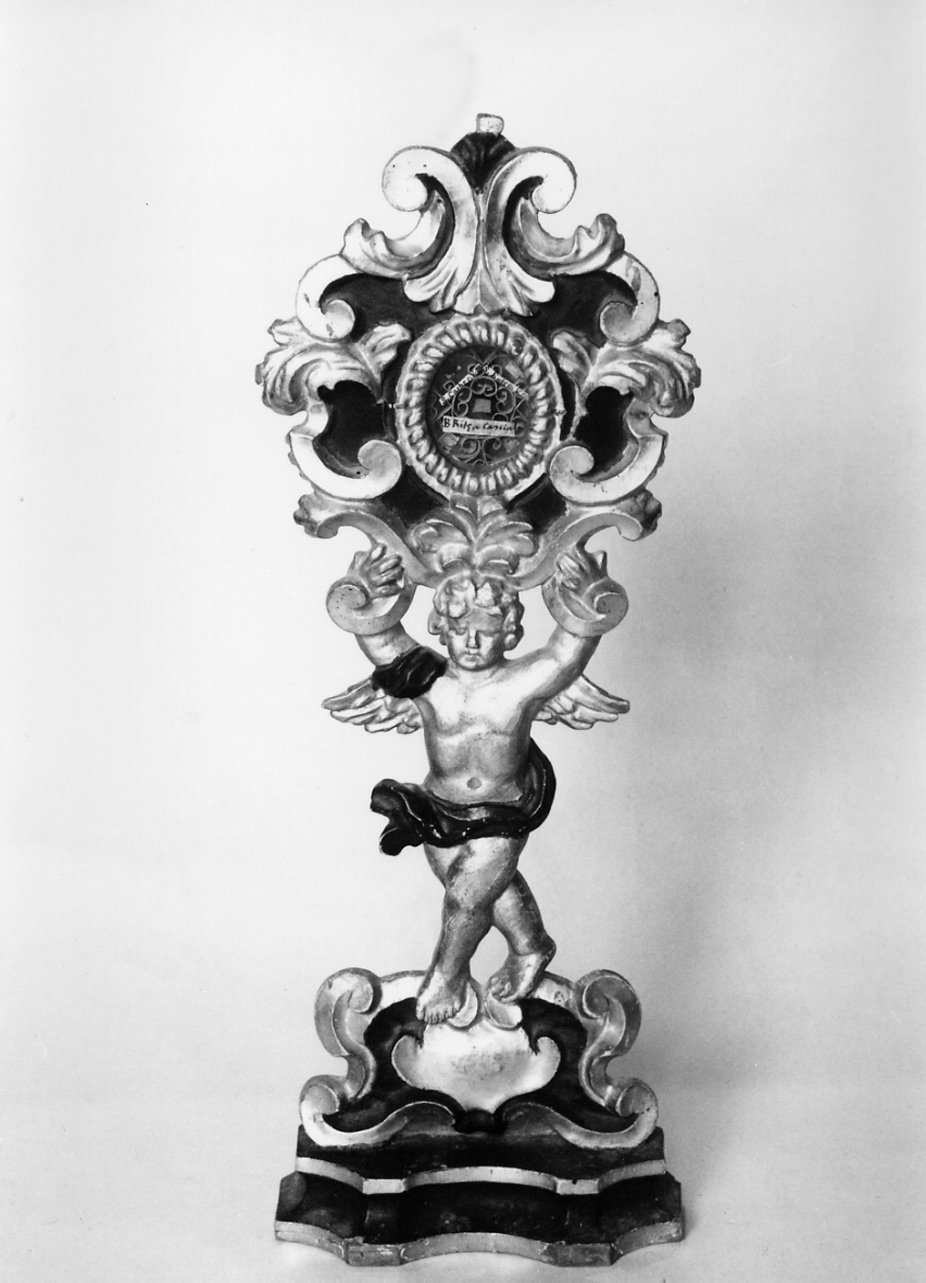 reliquiario - a statua, serie - bottega Italia centrale (sec. XVII)