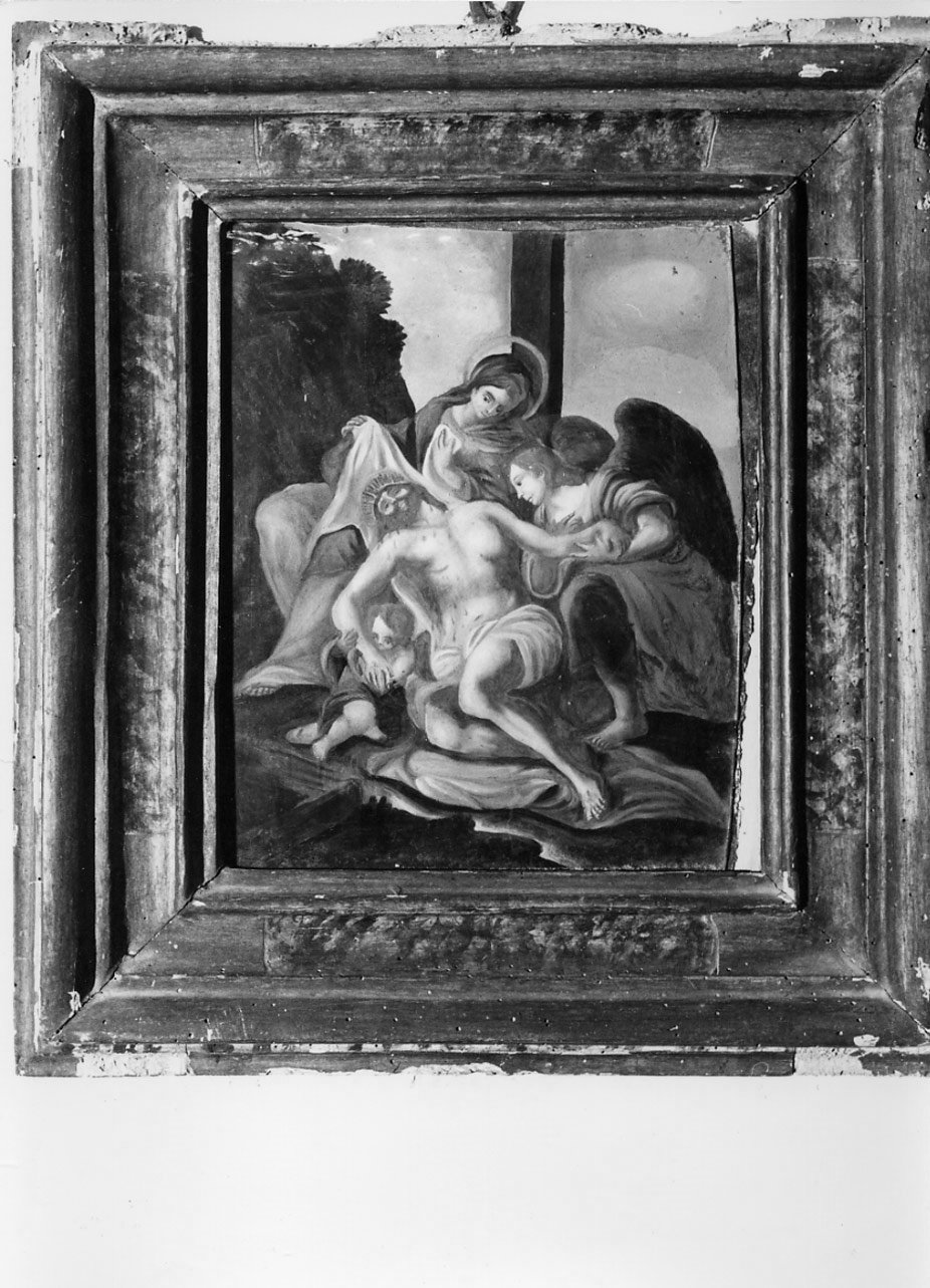 compianto sul Cristo morto (Via Crucis, elemento d'insieme) - ambito Italia centrale (seconda metà sec. XVI)