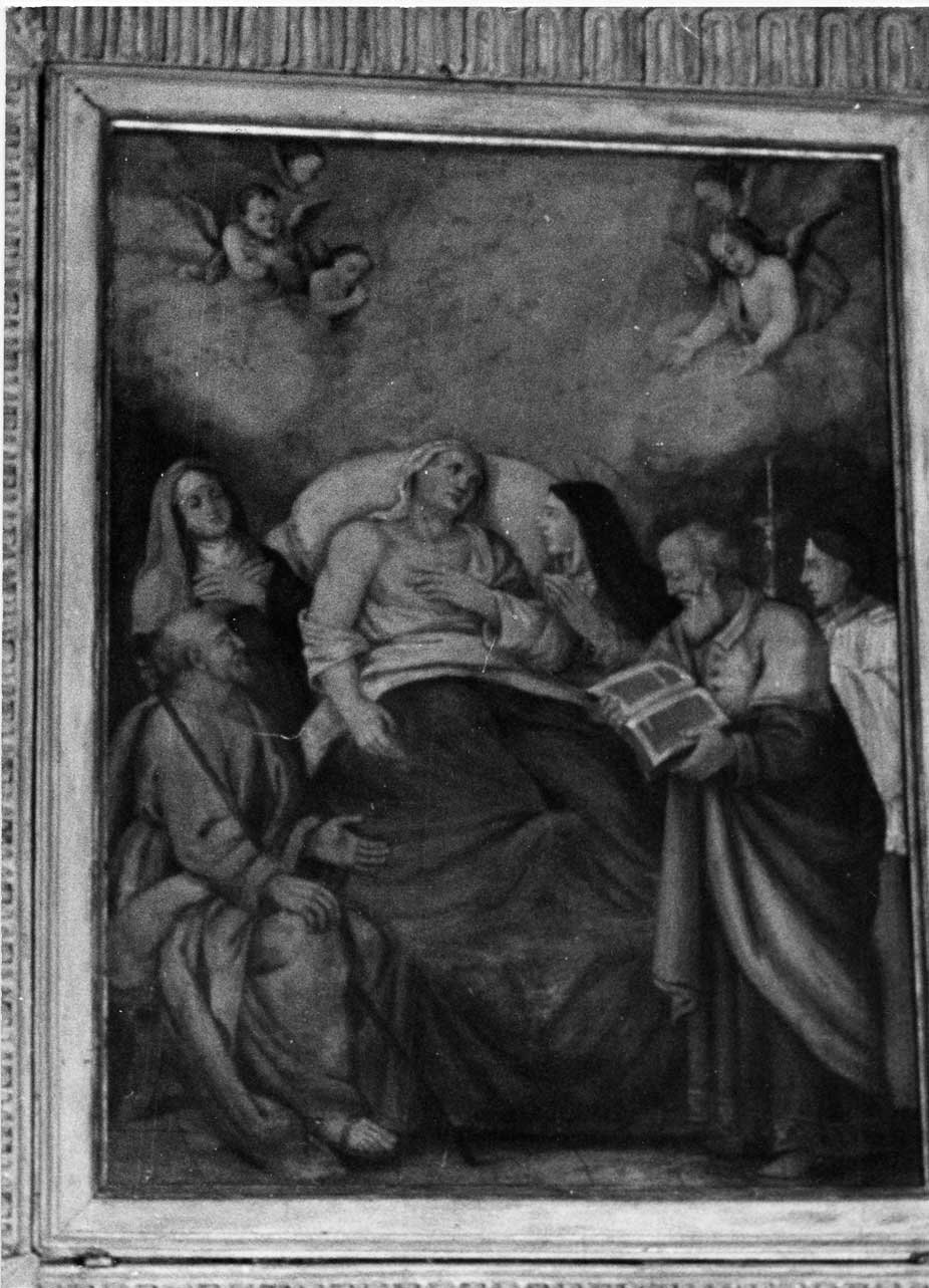 morte di Sant'Anna (dipinto, opera isolata) - ambito Italia centrale (sec. XIX)