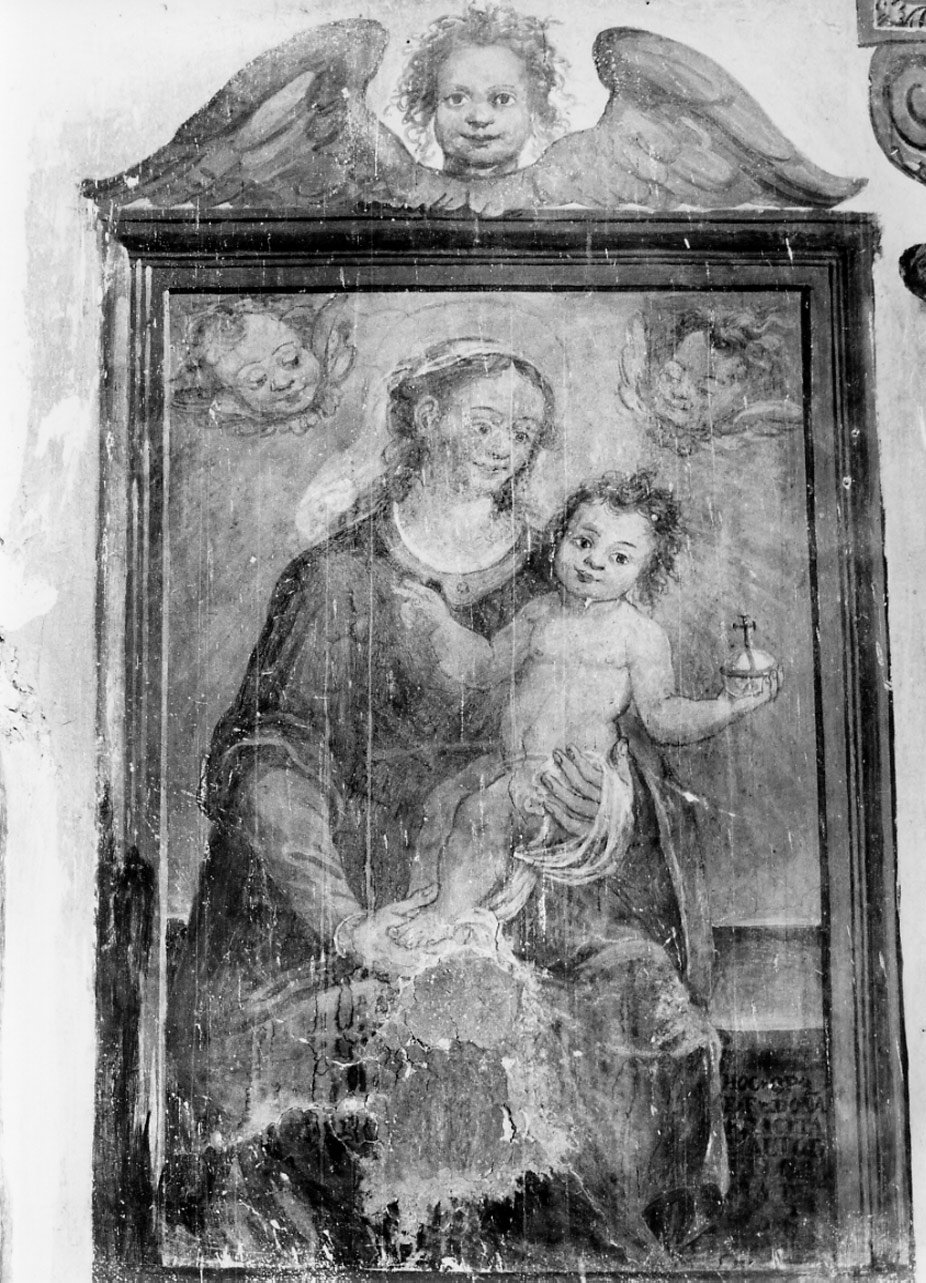 Madonna con Bambino (dipinto, opera isolata) - ambito Italia centrale (sec. XVII)