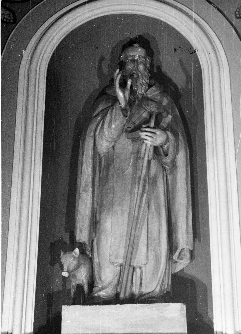 Sant'Antonio Abate (statua, ciclo) - bottega Italia centrale (sec. XVIII)