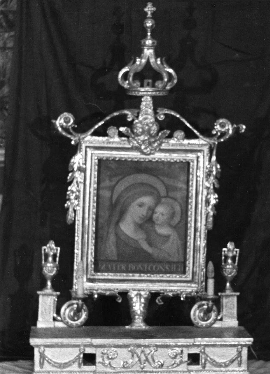 Madonna del Buon Consiglio (dipinto, insieme) - ambito Italia centrale (sec. XVIII)
