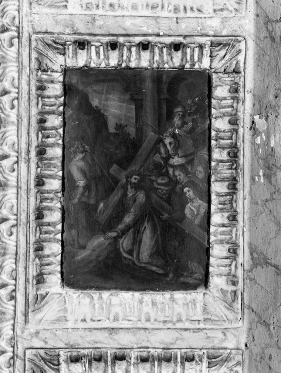 salita di Cristo al monte Calvario (dipinto, elemento d'insieme) - ambito Italia centrale (fine sec. XVI)