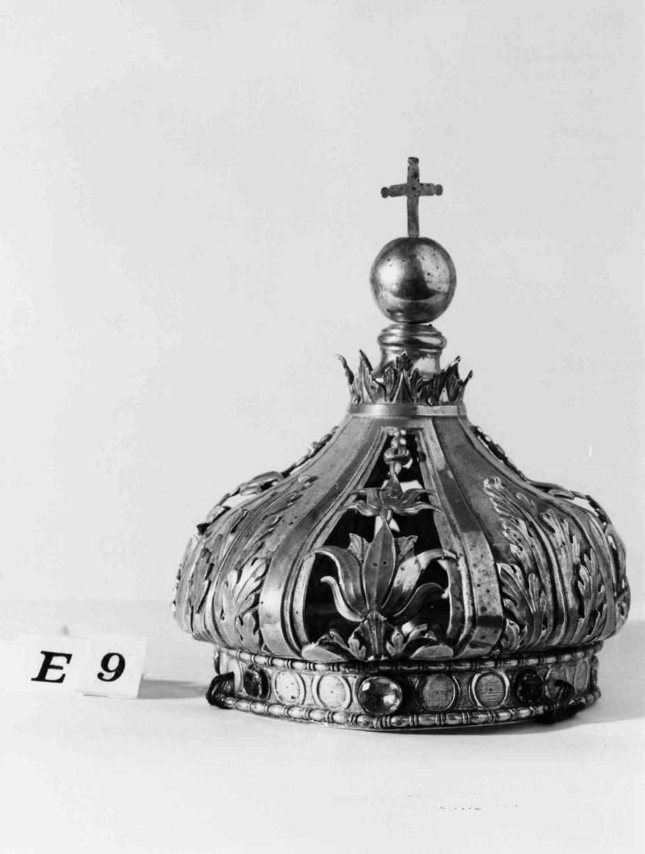 corona da statua, opera isolata - bottega Italia centrale (sec. XVIII)