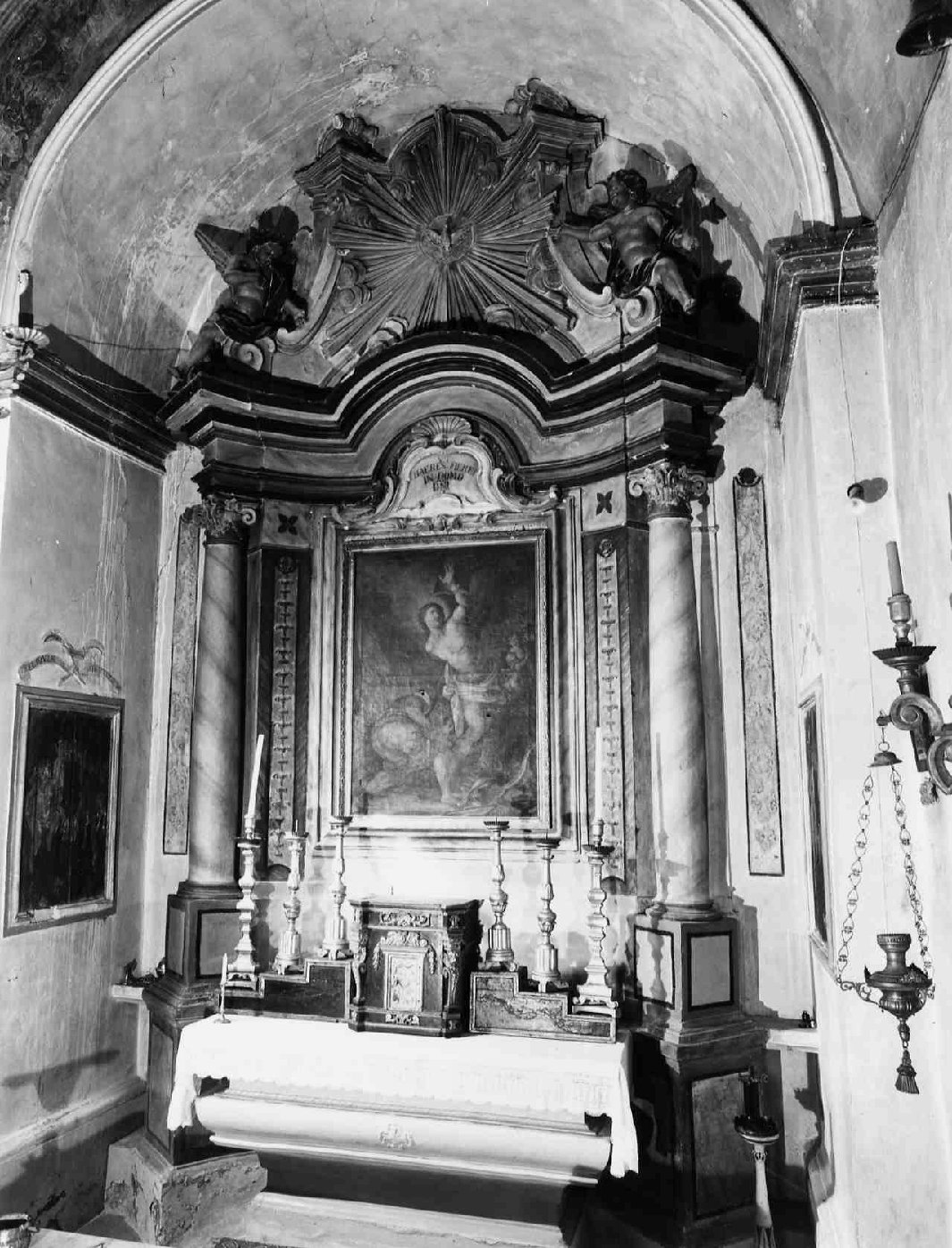 mostra d'altare, complesso decorativo - ambito umbro-marchigiano (sec. XVIII)