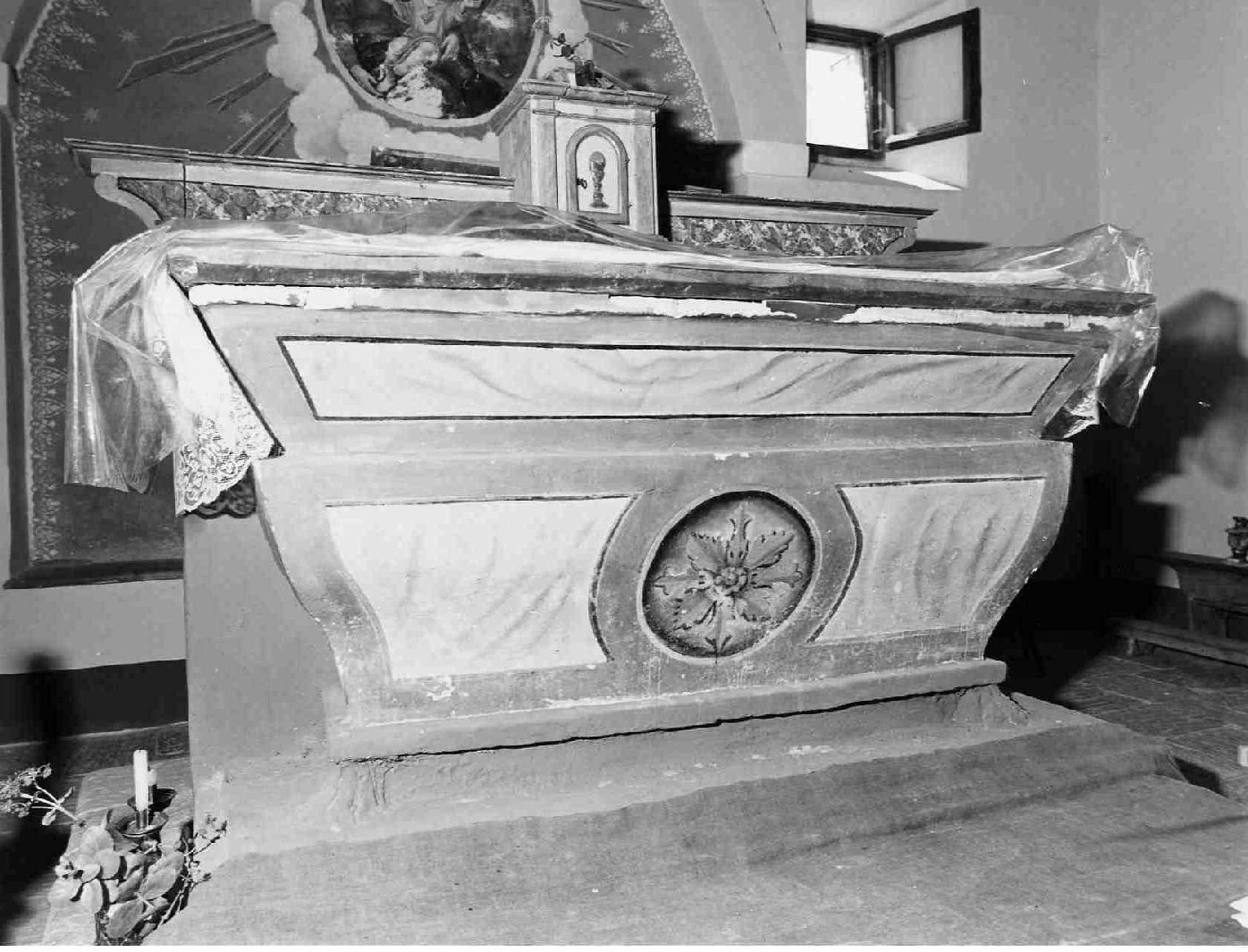 altare - a cofano, elemento d'insieme - bottega umbra (fine sec. XIX)