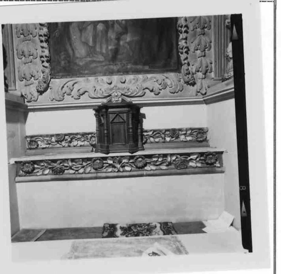 gradino d'altare, complesso decorativo - bottega umbra (sec. XIX)