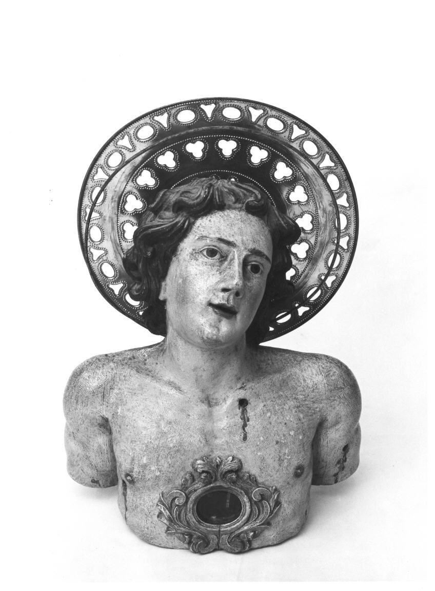 San Sebastiano (reliquiario - a busto) - bottega italiana (sec. XVIII)