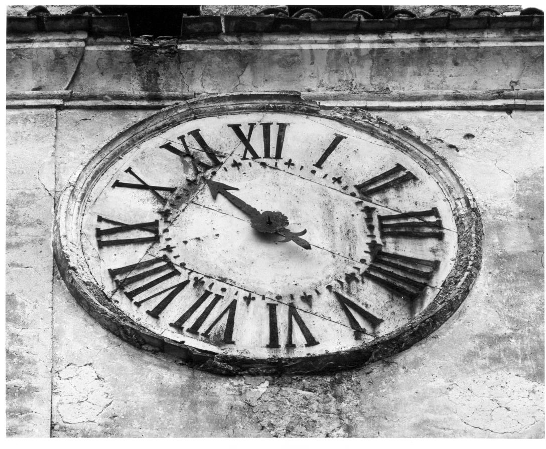 orologio monumentale - bottega italiana (sec. XVIII)