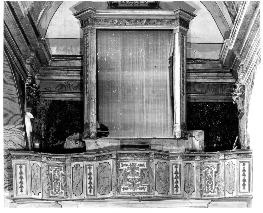 tribuna d'organo di Densi Domenico (sec. XVIII)