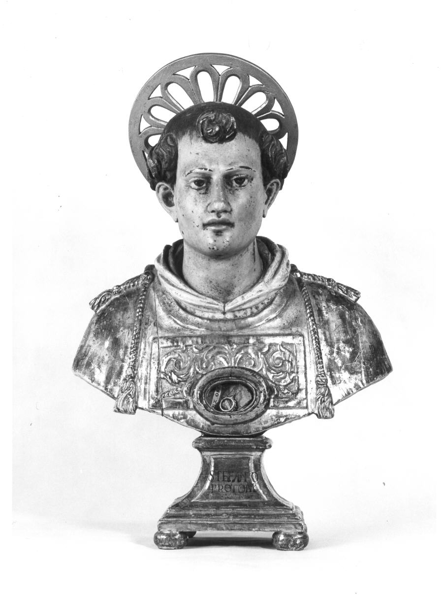 Santo Stefano (reliquiario - a busto) - bottega umbra (sec. XVIII)