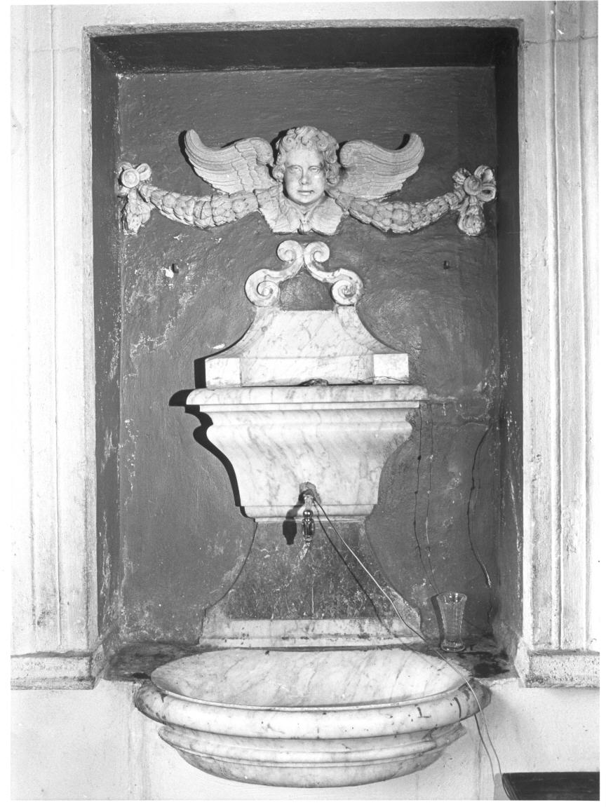 fontana da sacrestia - bottega umbra (sec. XVIII)