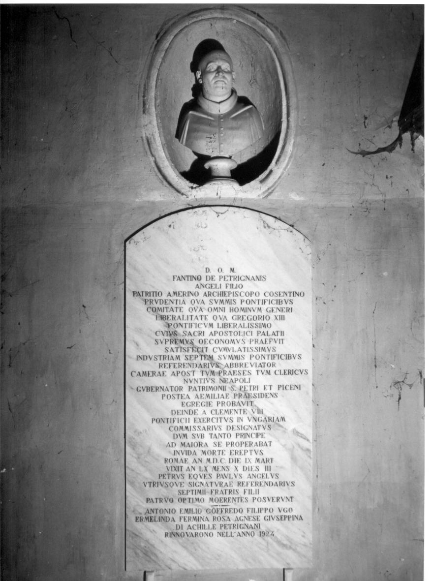monumento funebre - bottega italiana (sec. XVII, sec. XX)