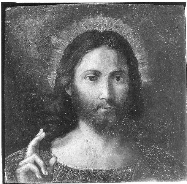 testa di Cristo (dipinto, opera isolata) di Luteri Giovanni detto Dosso Dossi (maniera) (sec. XVI)