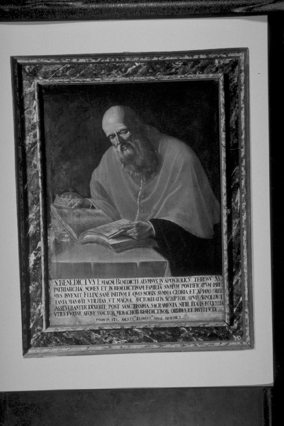 ritratto di Papa Benedetto I, ritratto di ecclesiastico (dipinto, opera isolata) - ambito Italia centro-settentrionale (sec. XVII)
