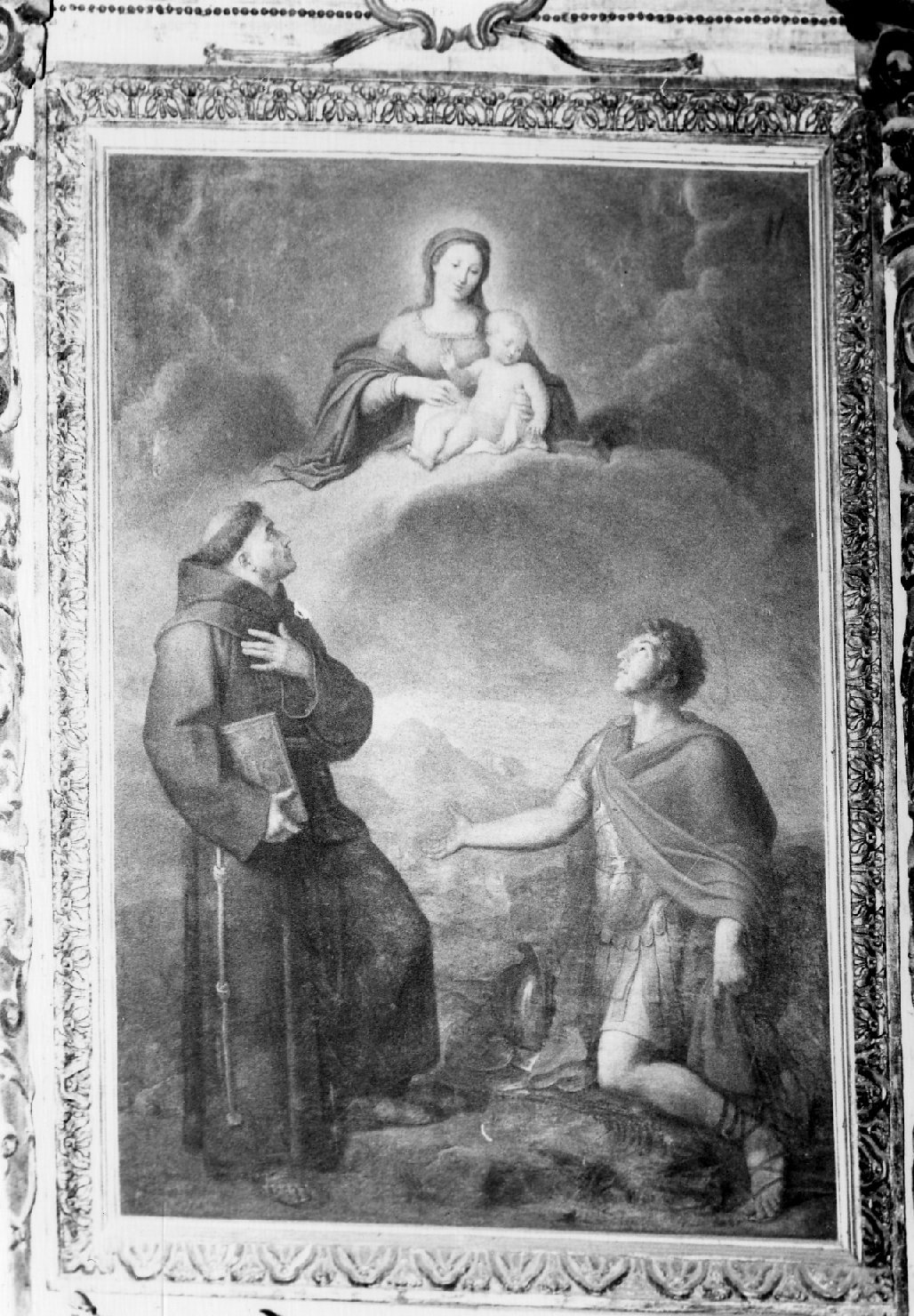 Madonna con Bambino e Santi (dipinto, elemento d'insieme) di Herzog Peter (attribuito) (primo quarto sec. XIX)