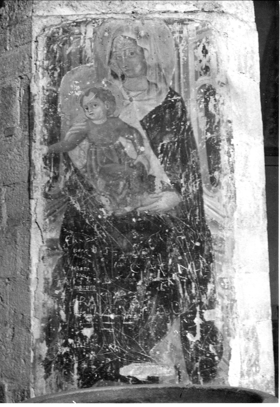 Madonna con Bambino in trono (dipinto) - ambito umbro (seconda metà sec. XV)