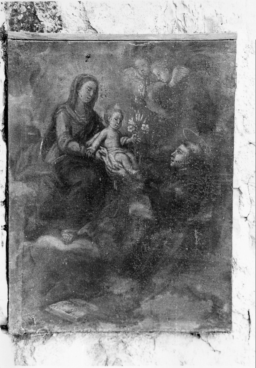 Madonna con Bambino e Sant'Antonio (dipinto, opera isolata) - ambito umbro (sec. XVII)