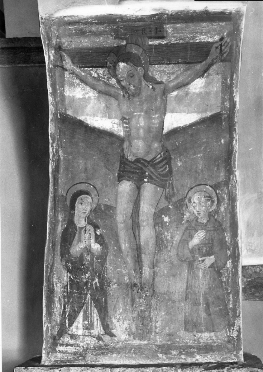 crocifissione di Cristo (dipinto, opera isolata) - ambito umbro (sec. XV)