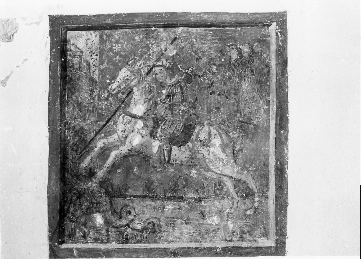 San Giorgio uccide il drago (dipinto) - ambito umbro (sec. XVI)