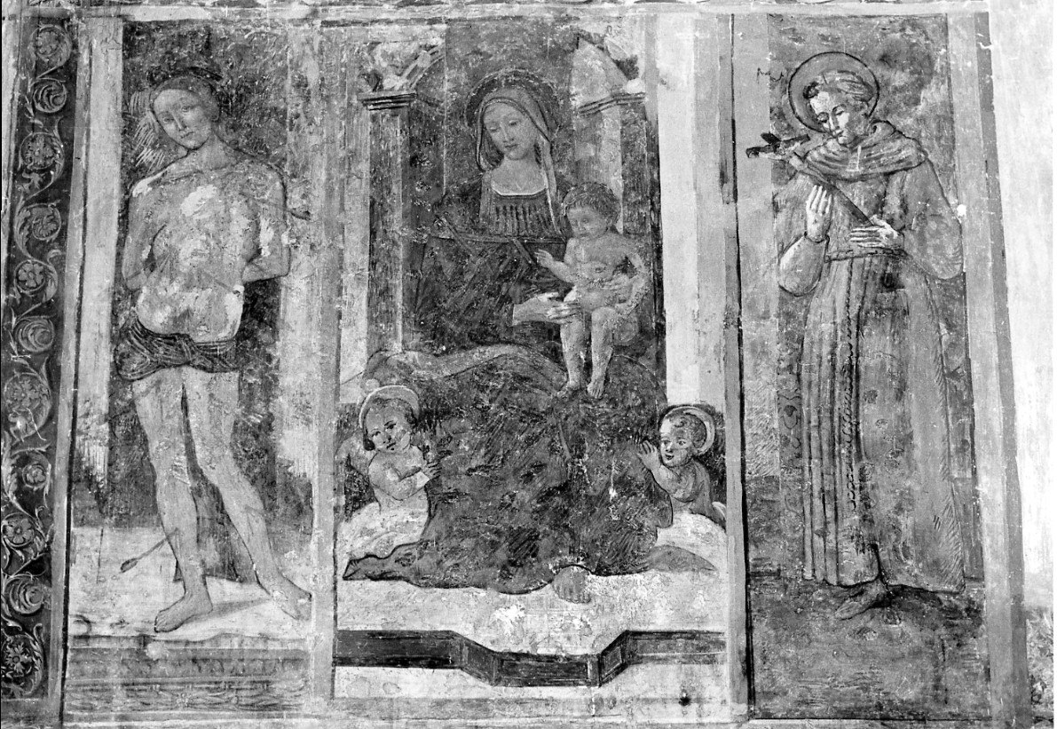 Madonna con Bambino e Santi (dipinto) - ambito umbro (sec. XVI)
