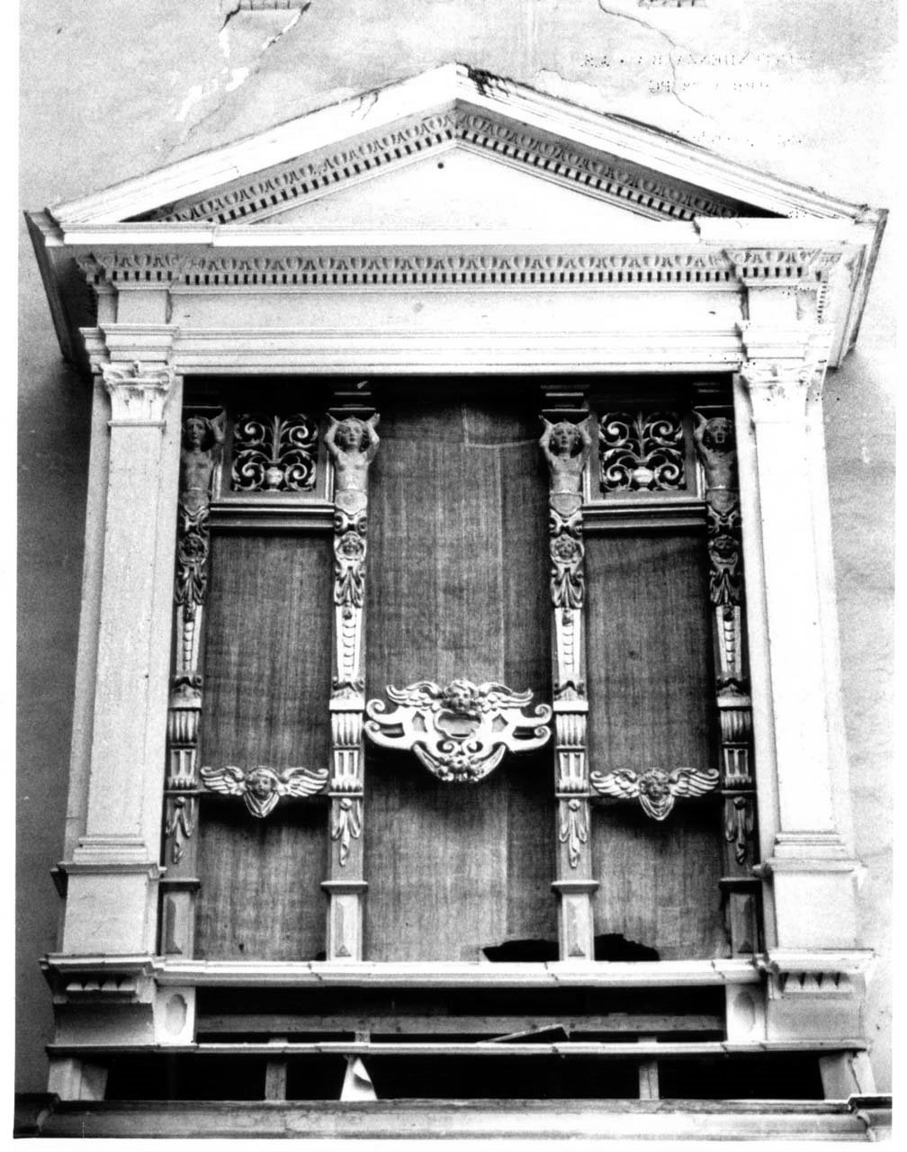 cassa d'organo, opera isolata di Casali Giacomo, Casali Gianfrancesco Maria (secondo quarto sec. XVII)