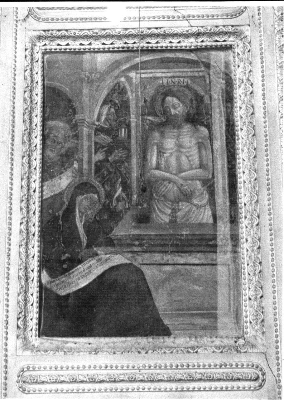 Cristo in pietà (dipinto, elemento d'insieme) di Bedi Jacopo (attribuito) (metà sec. XV)
