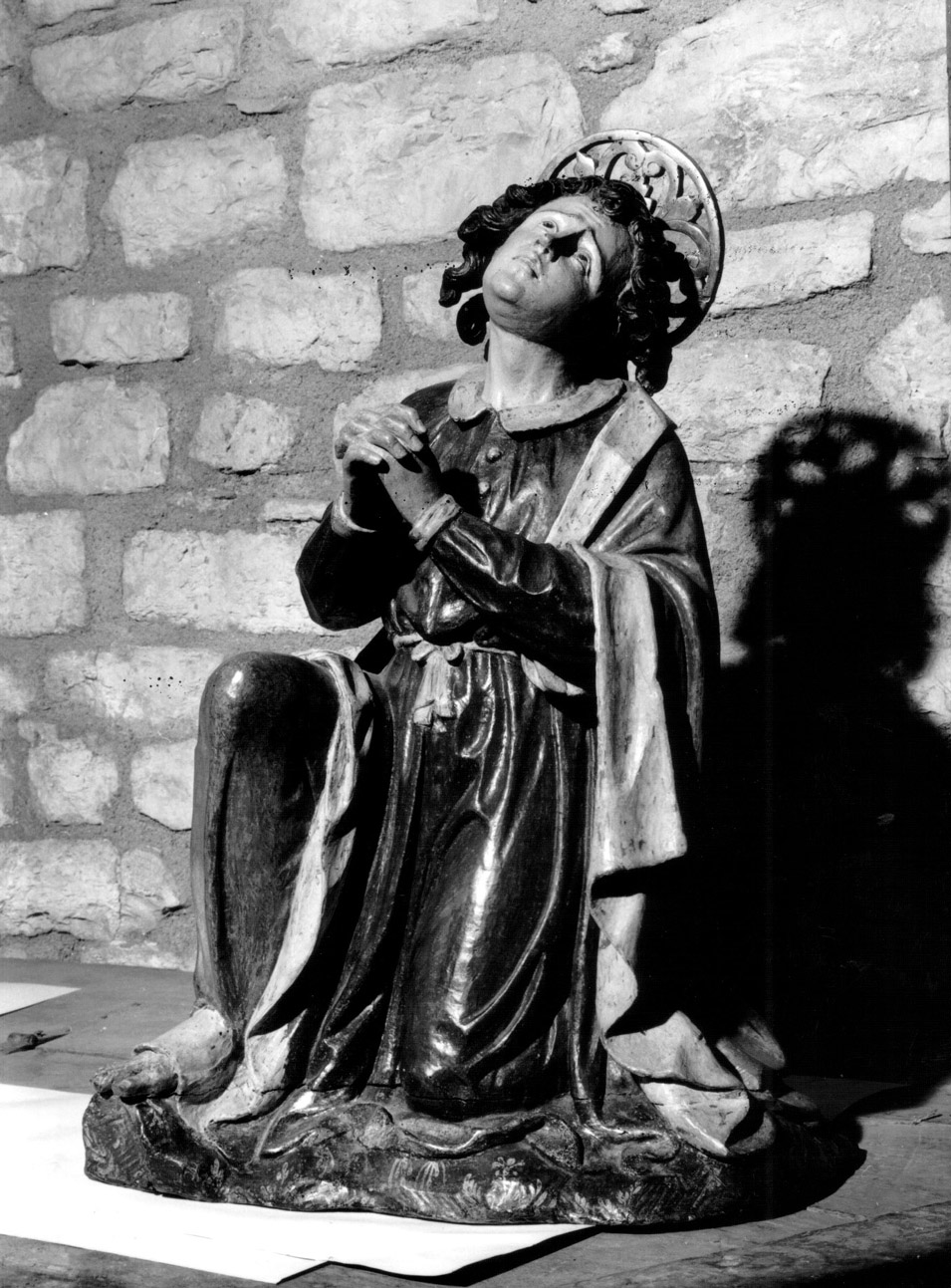 San Giovanni Evangelista (statua, pendant) - bottega eugubina (fine/inizio secc. XV/ XVI)