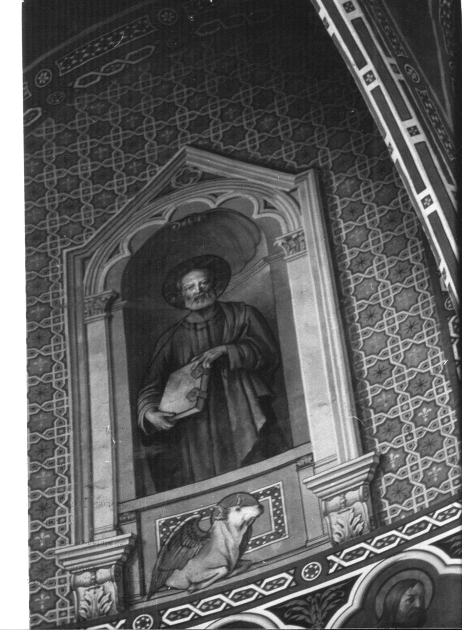 San Luca Evangelista (dipinto, ciclo) di Stoppoloni Augusto, Menichetti Clodomiro (primo quarto sec. XX)