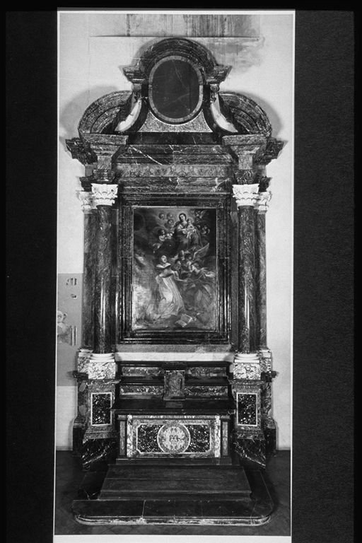 altare, opera isolata - ambito umbro (seconda metà sec. XVIII)