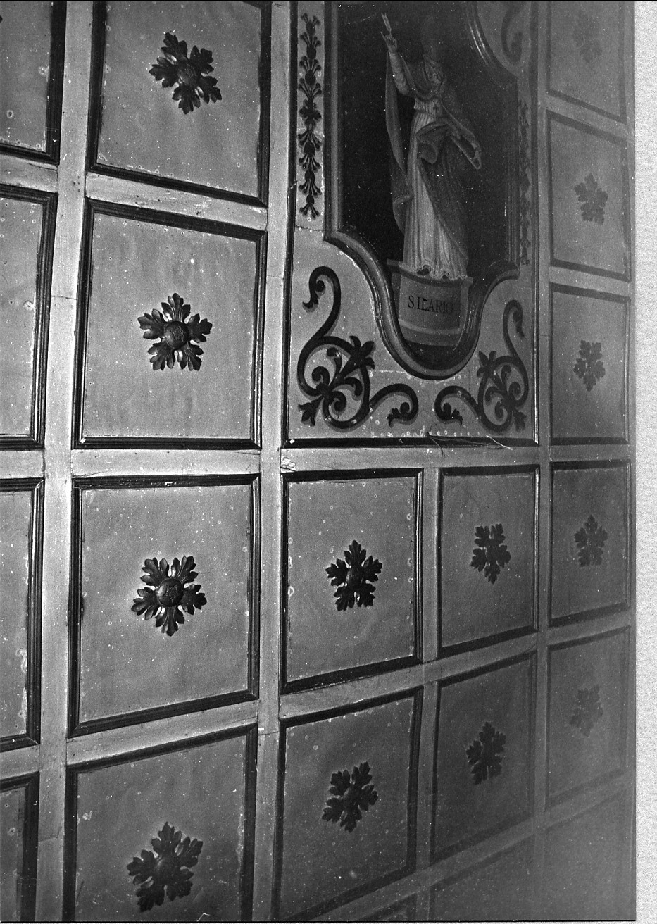 soffitto a cassettoni, opera isolata - manifattura umbra (sec. XVIII)