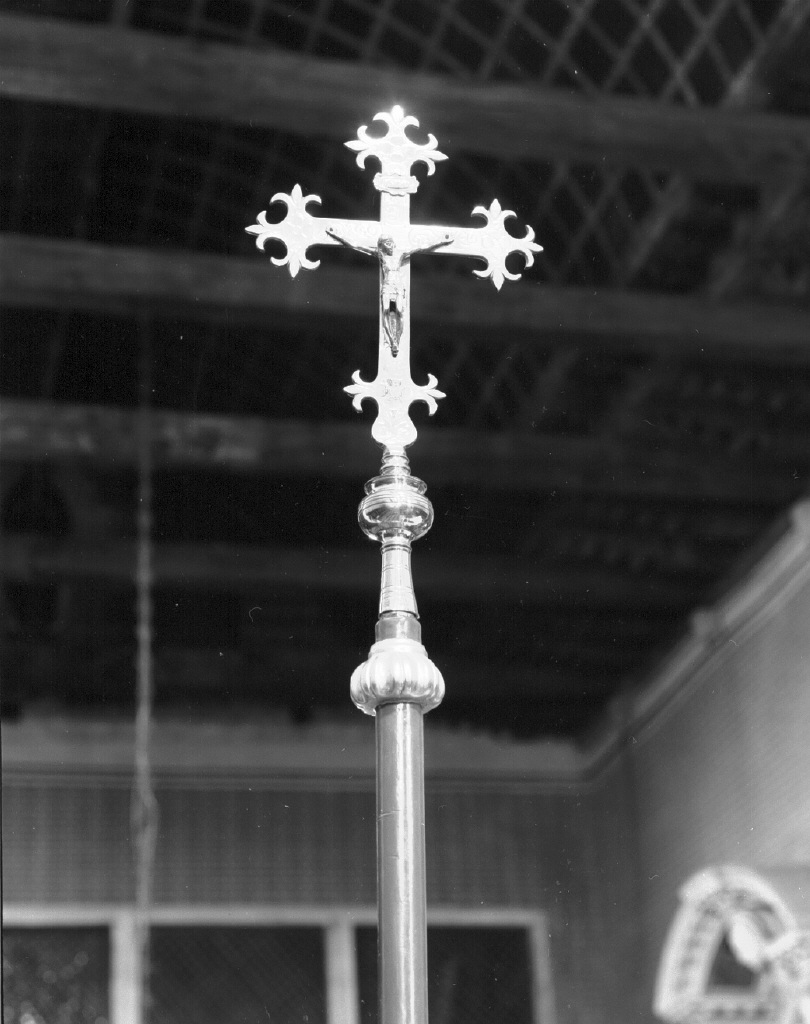 croce processionale - ambito veneto (fine/inizio secc. XIX/ XX)