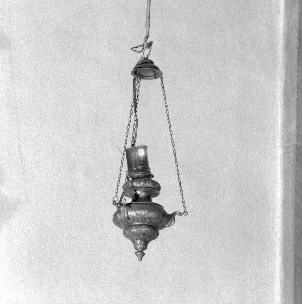 lampada pensile - ambito veneziano (sec. XIX)