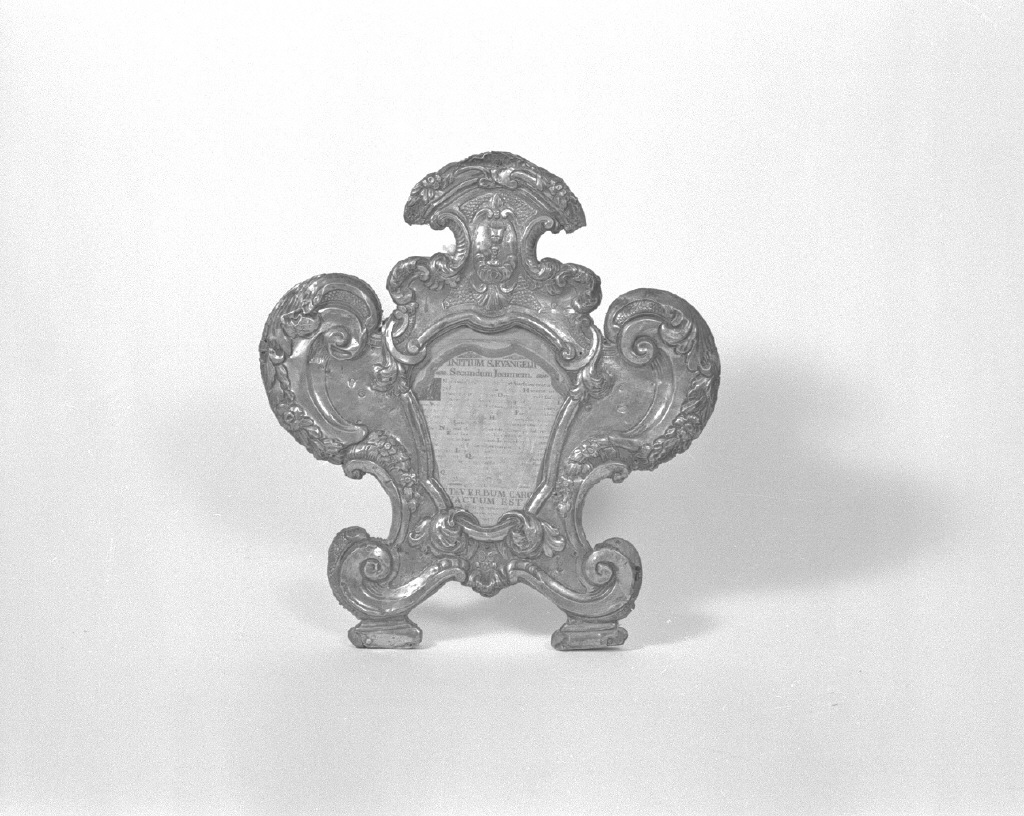 cartagloria, elemento d'insieme - bottega veneziana (sec. XVIII)